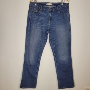 LEVI's Men's 505 Straight Leg Blue Jeans